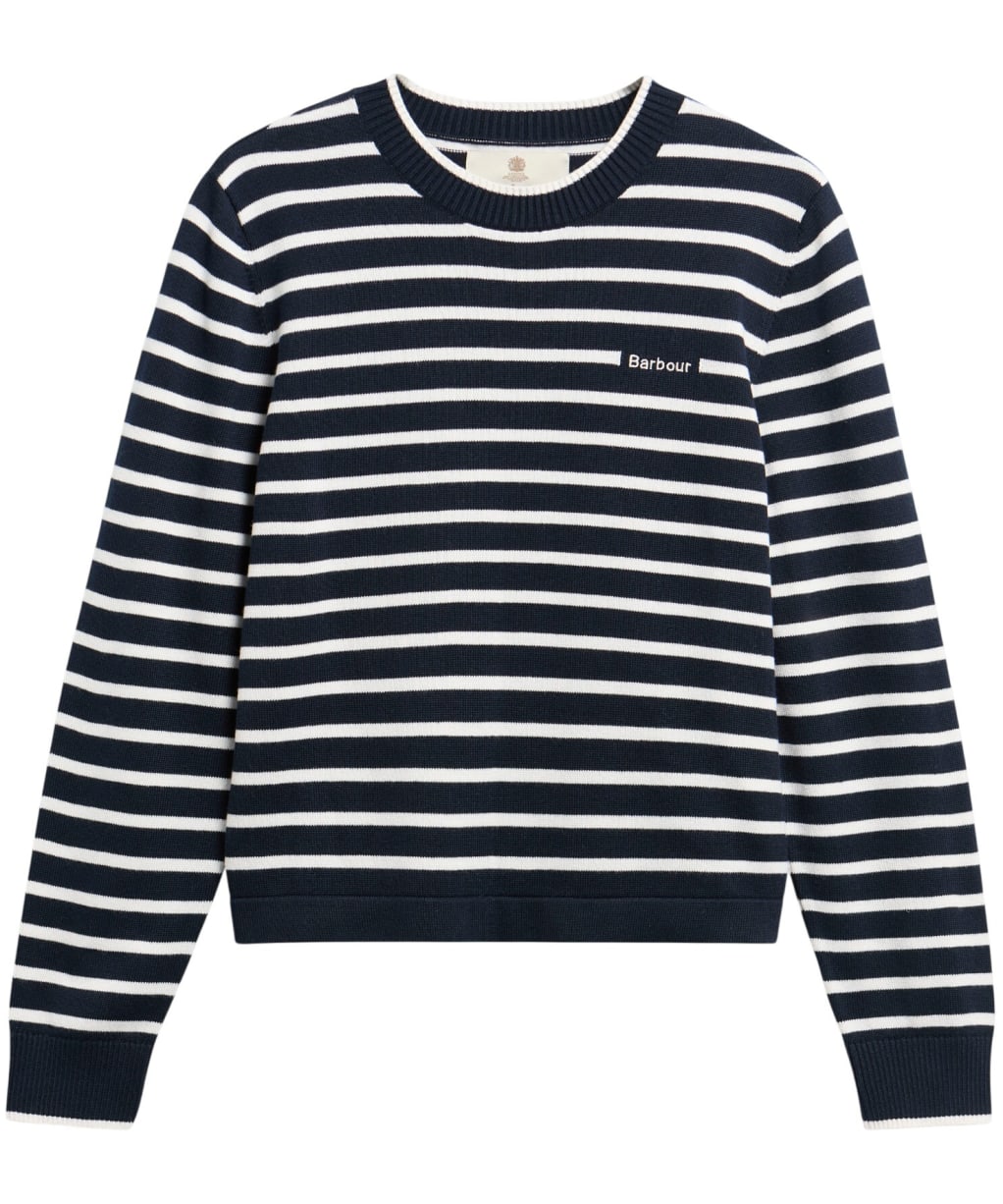 Women's Barbour Emmy Knitted Jumper - Dark Navy Stripe
