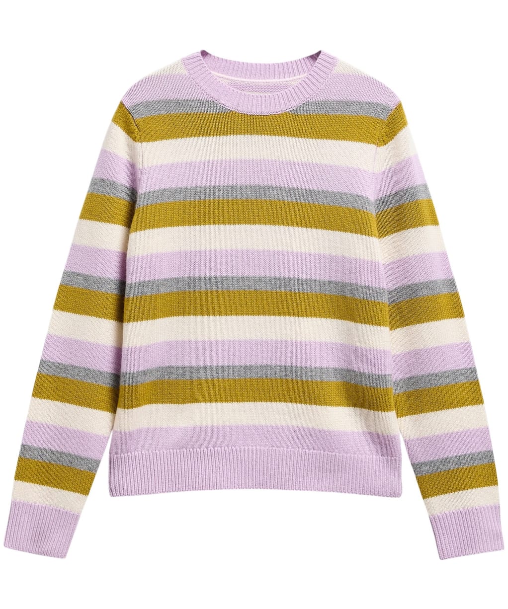 Women's Barbour Woodhouse Striped Cashmere Blend Knitted Jumper - Frosted Heather Stripe