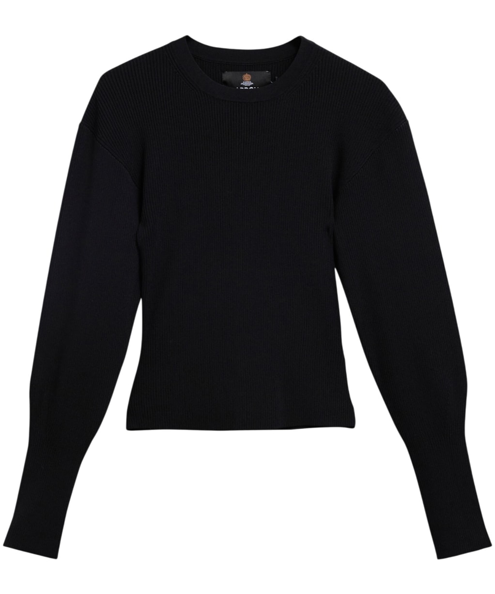 Women's Barbour International Cyrus Knitted Jumper - Black