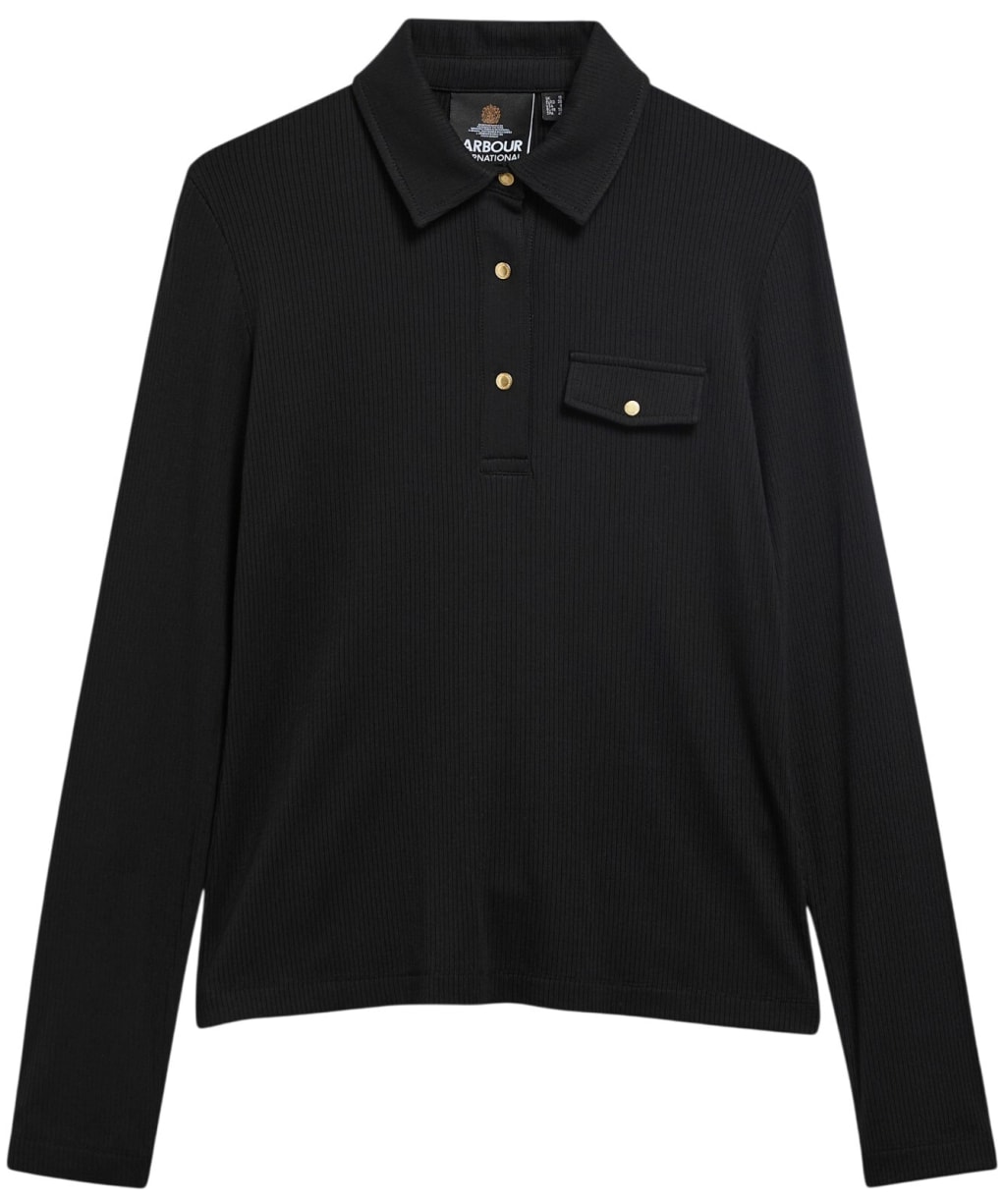 Women's Barbour International Ramona Top - Black