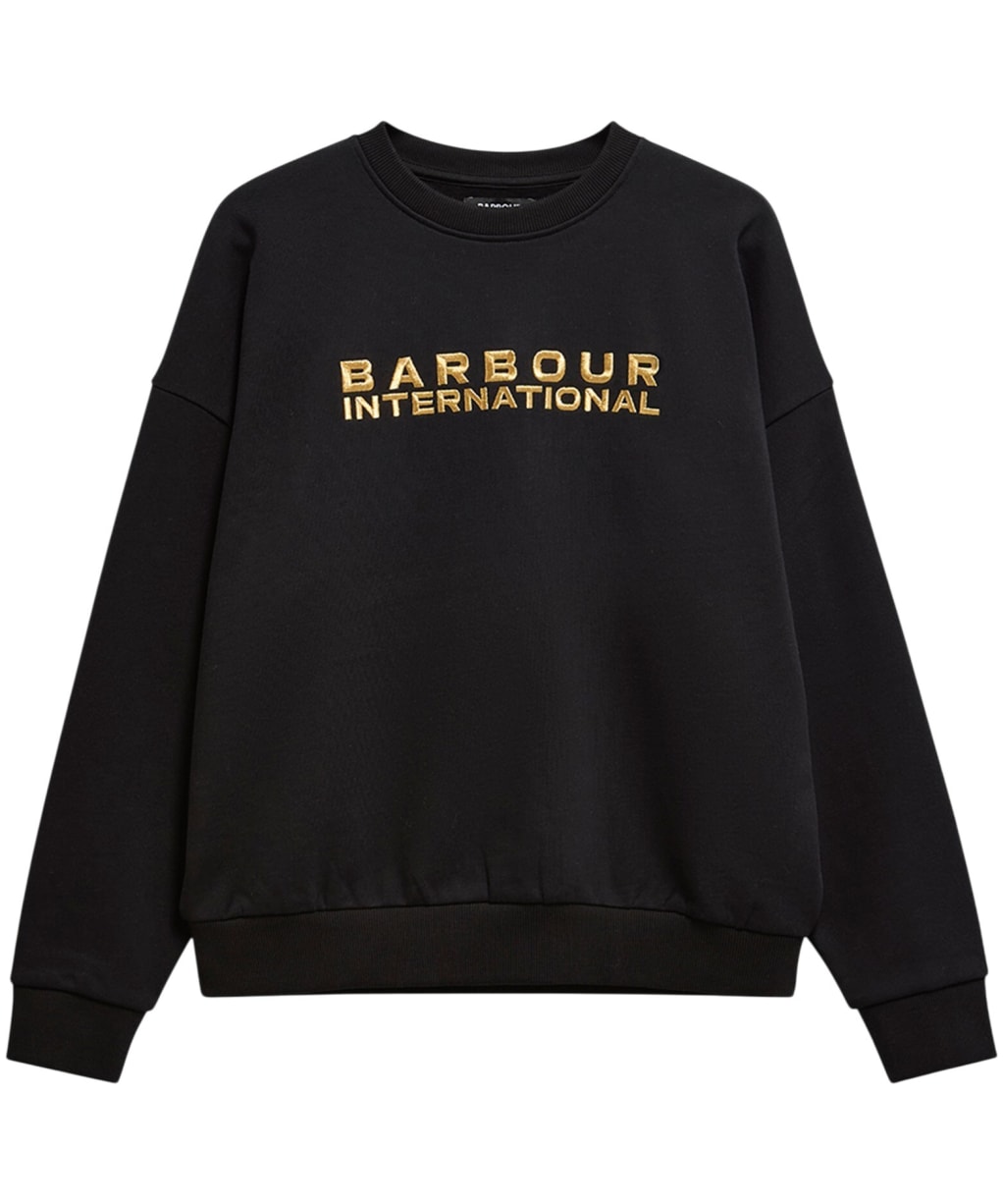 Women's Barbour International Niamh Sweatshirt - Black