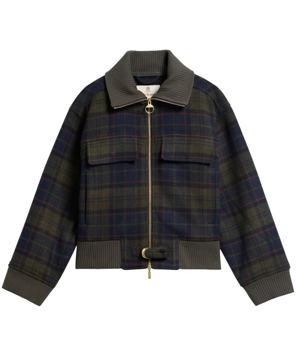 Women's Barbour Ivybridge Overshirt - Shadow Classic Tartan