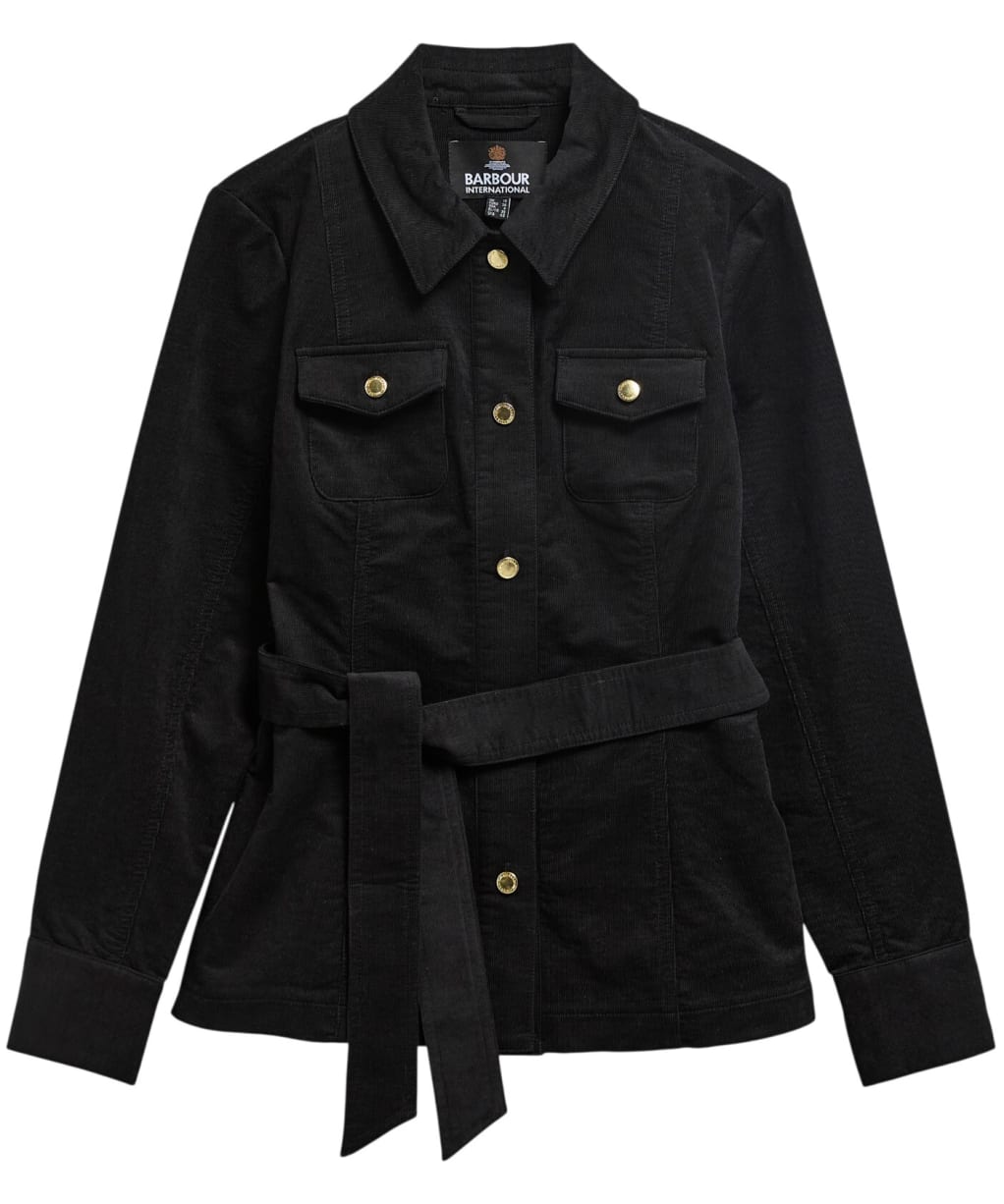 Women's Barbour International Kenna Overshirt - Black