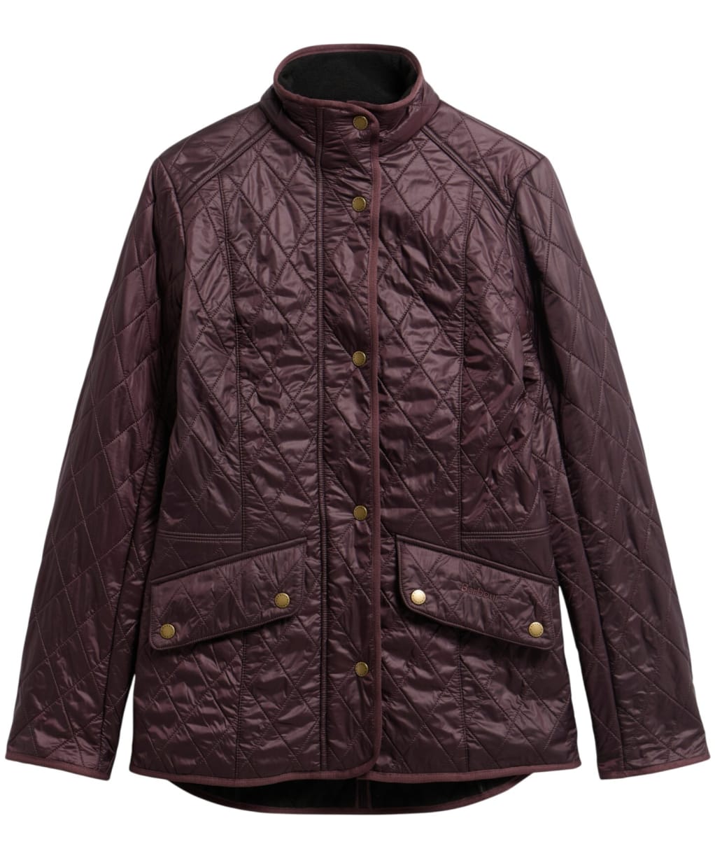 Women's Barbour Cavalry Polarquilt Jacket - FIG/BLACK
