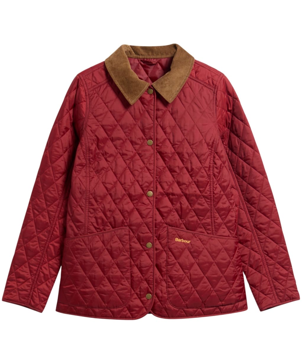 Women's Barbour Annandale Quilted Jacket - Cranberry Red