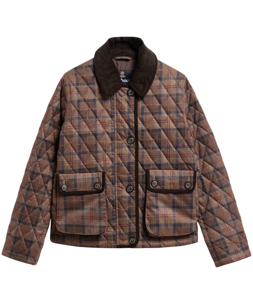 Women's Barbour Loudon Quilted Jacket - Muted Tartan