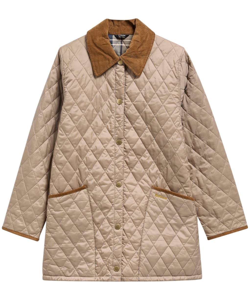 Women's Barbour Icons Modern Liddesdale Quilted Jacket - LT TRENCH/BIRCH