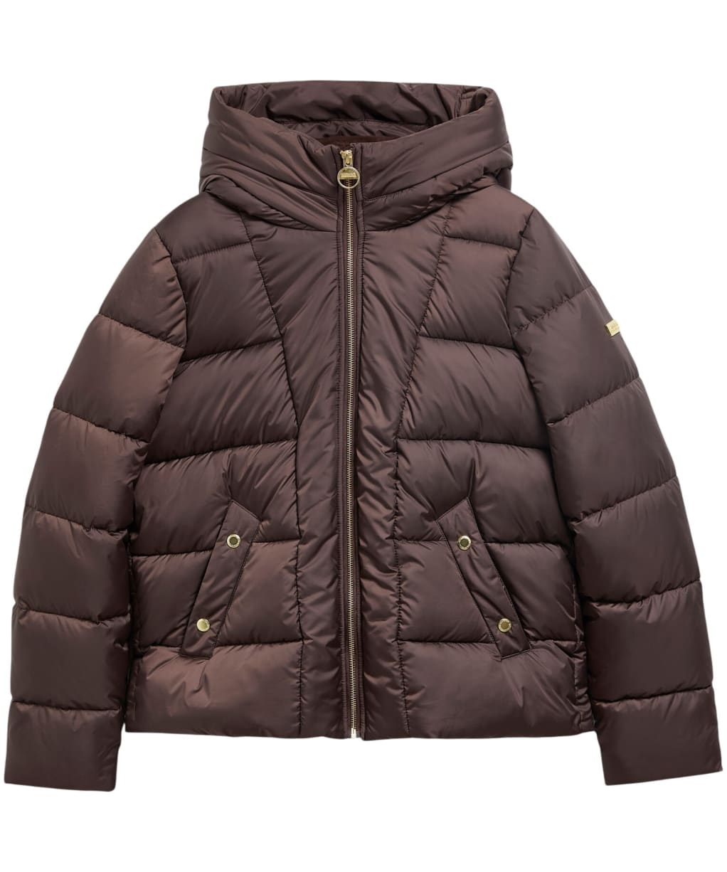 Women's Barbour International Brantley Puffer Jacket - Truffle