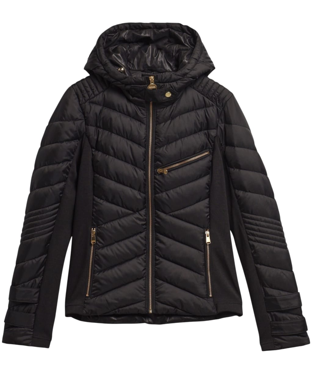 Women's Barbour International Salengro Quilted Jacket - Black