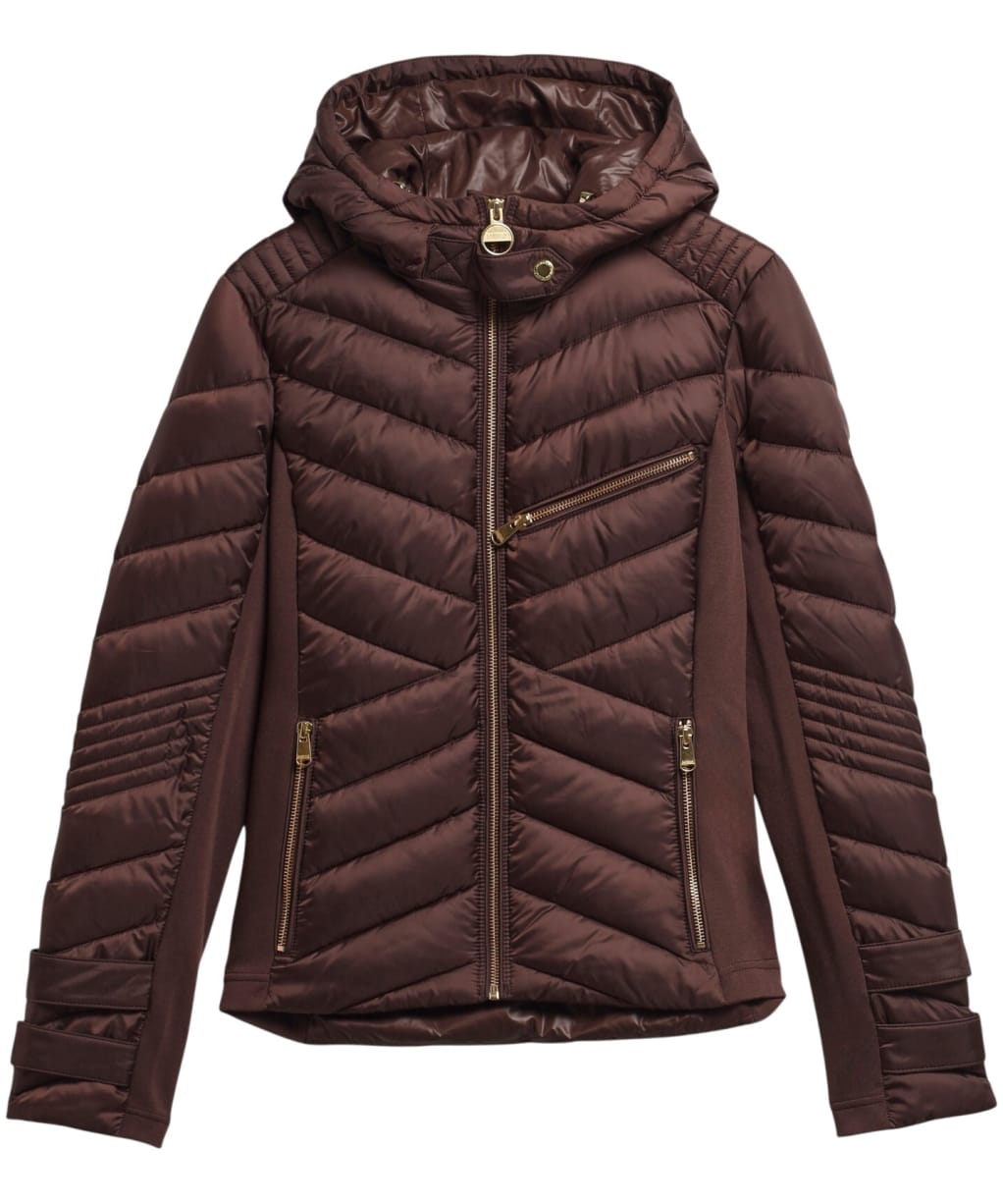 Women's Barbour International Salengro Quilted Jacket - Truffle