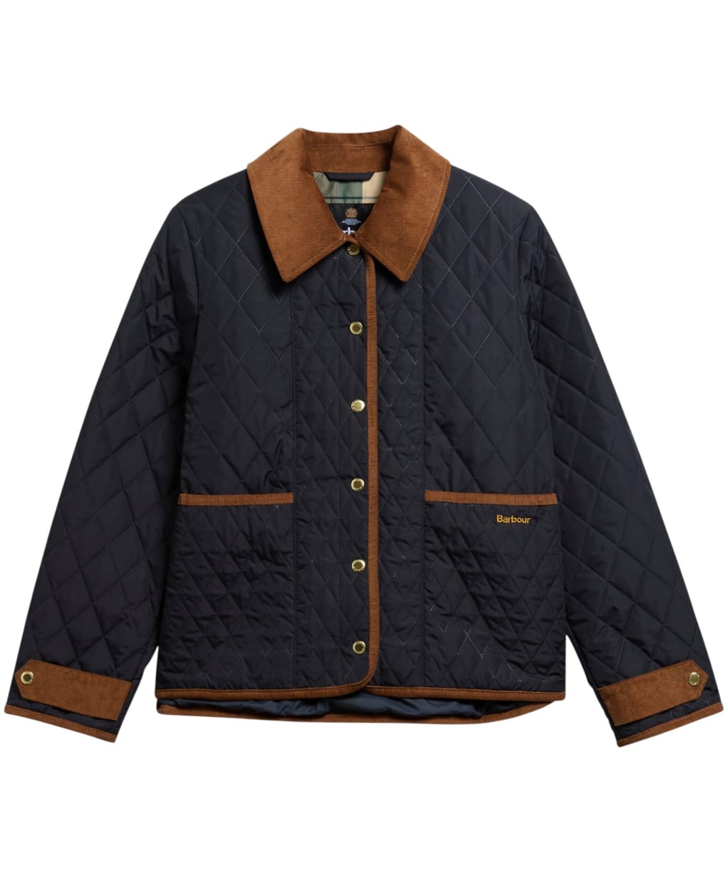 Women's Barbour Ainsdale Quilted Jacket - Dark Navy / Ancient
