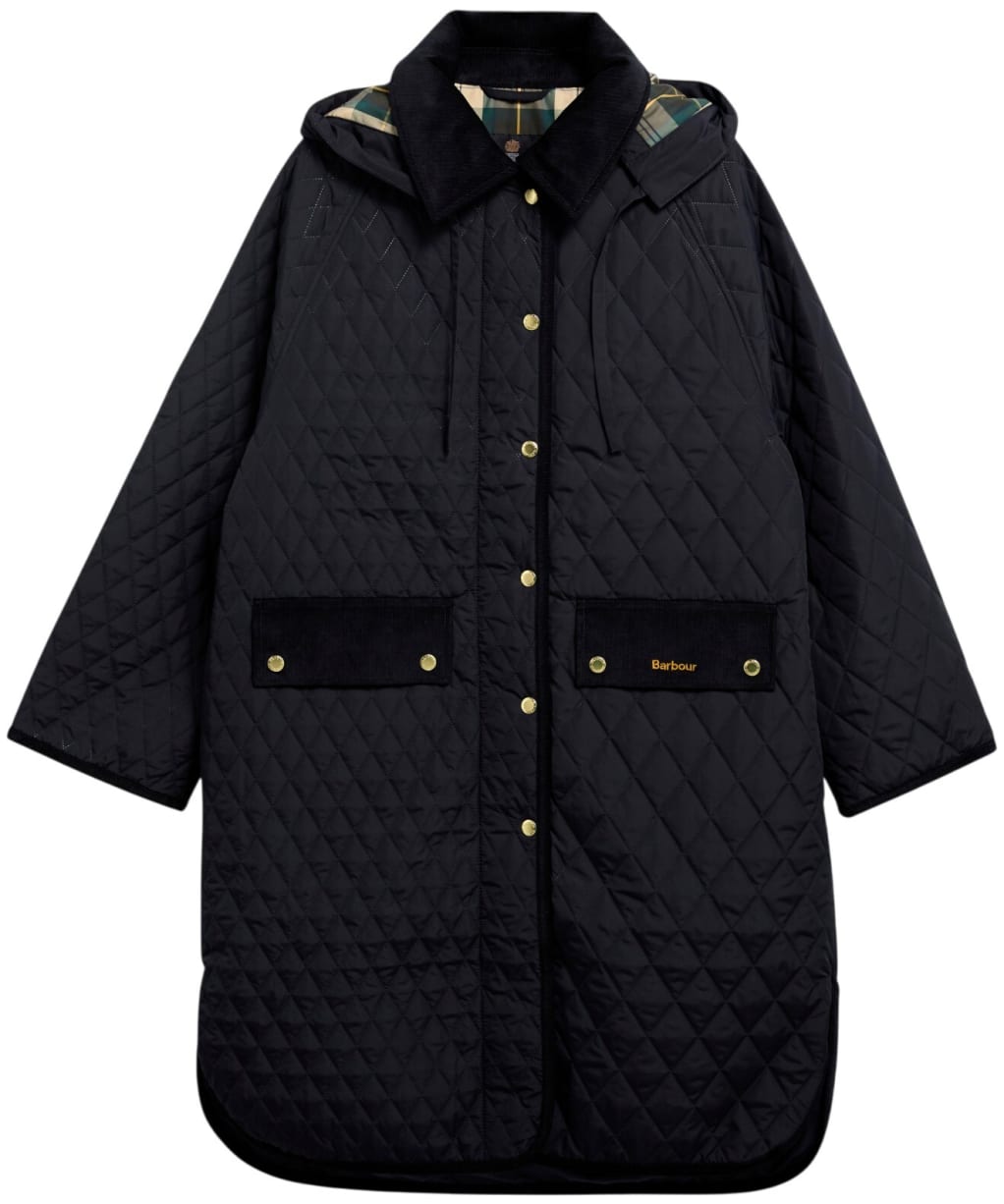 Women's Barbour Ravensden Quilted Jacket - Dark Navy / Ancient