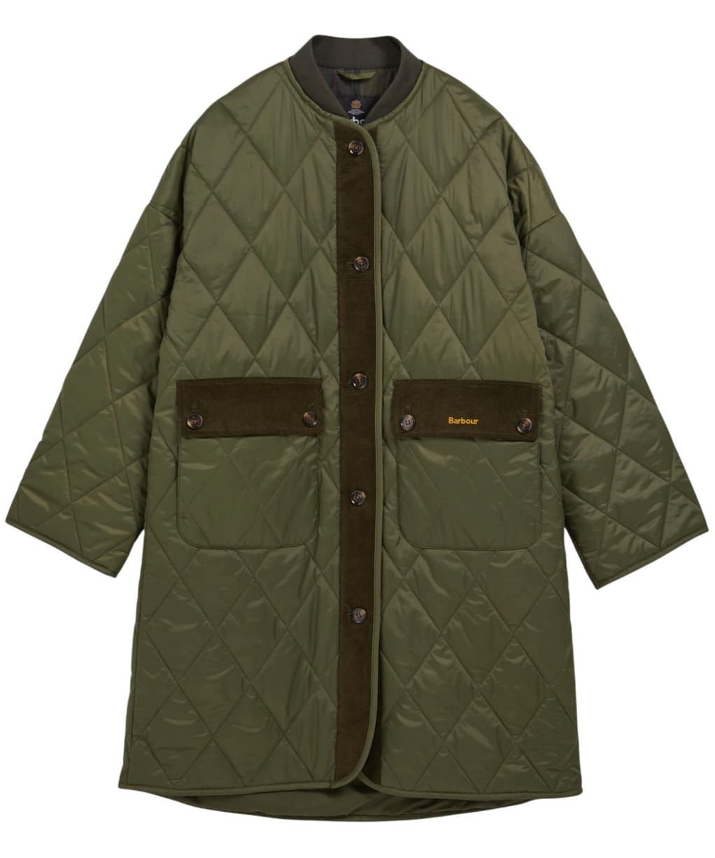 Women's Barbour Dunswell Quilted Jacket - Olive / Shadow Classic