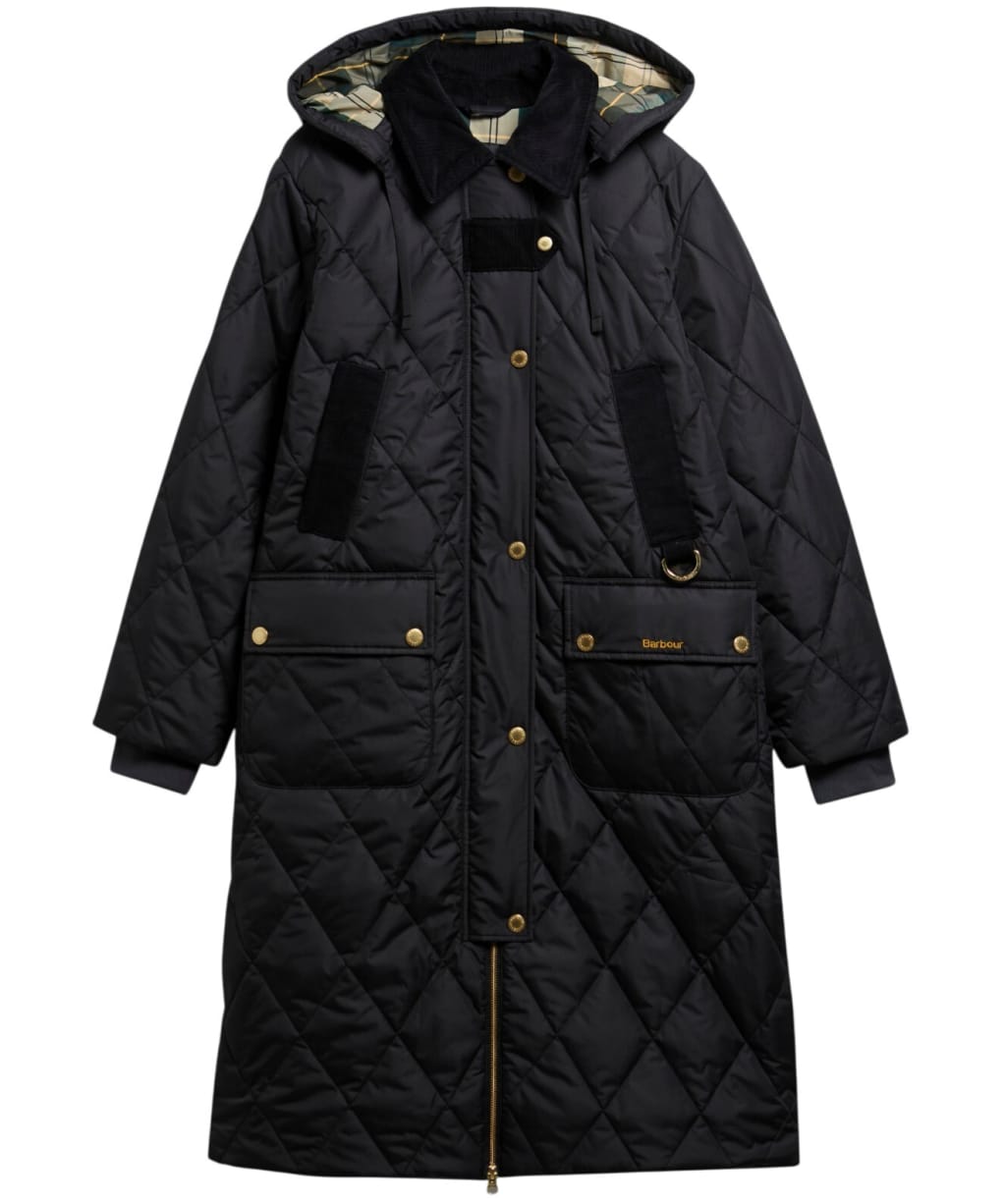 Women's Barbour Rudson Quilted Jacket - Black / Ancient 