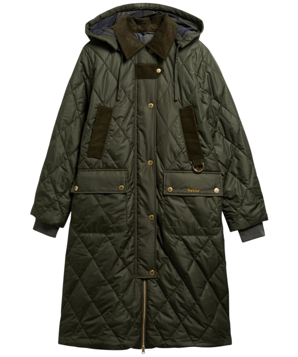 Women's Barbour Rudson Quilted Jacket - Olive / Shadow Classic