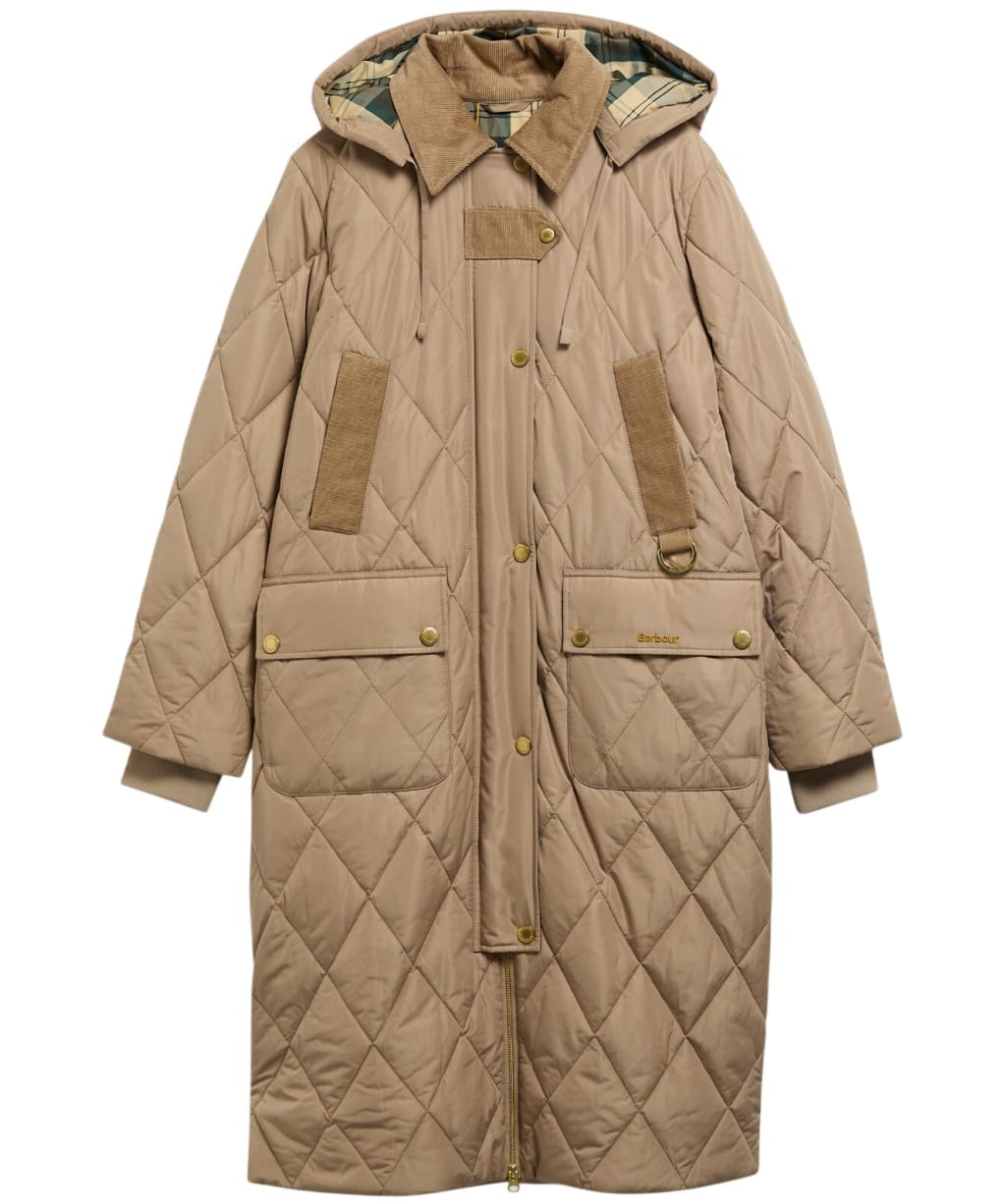 Women's Barbour Rudson Quilted Jacket - Light Trench / Ancient