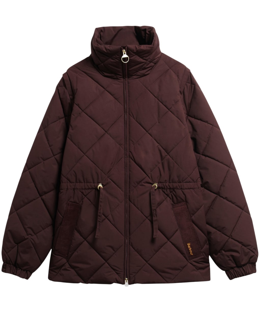 Women's Barbour Tanfield Puffer Jacket - Fig / Muted