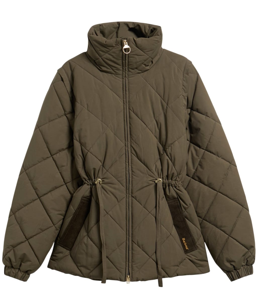 Women's Barbour Tanfield Puffer Jacket - Olive / Shadow Classic