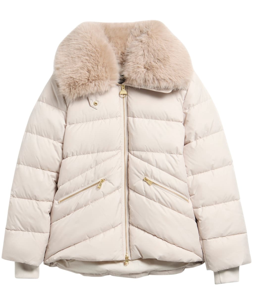 Women's Barbour International Cyrus Puffer Jacket - Moonbeam