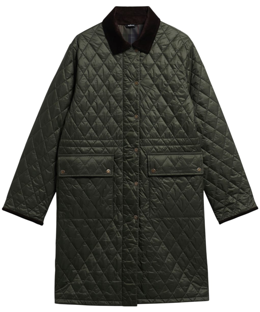 Women's Barbour Rosamund Quilted Jacket - Olive / Shadow Classic
