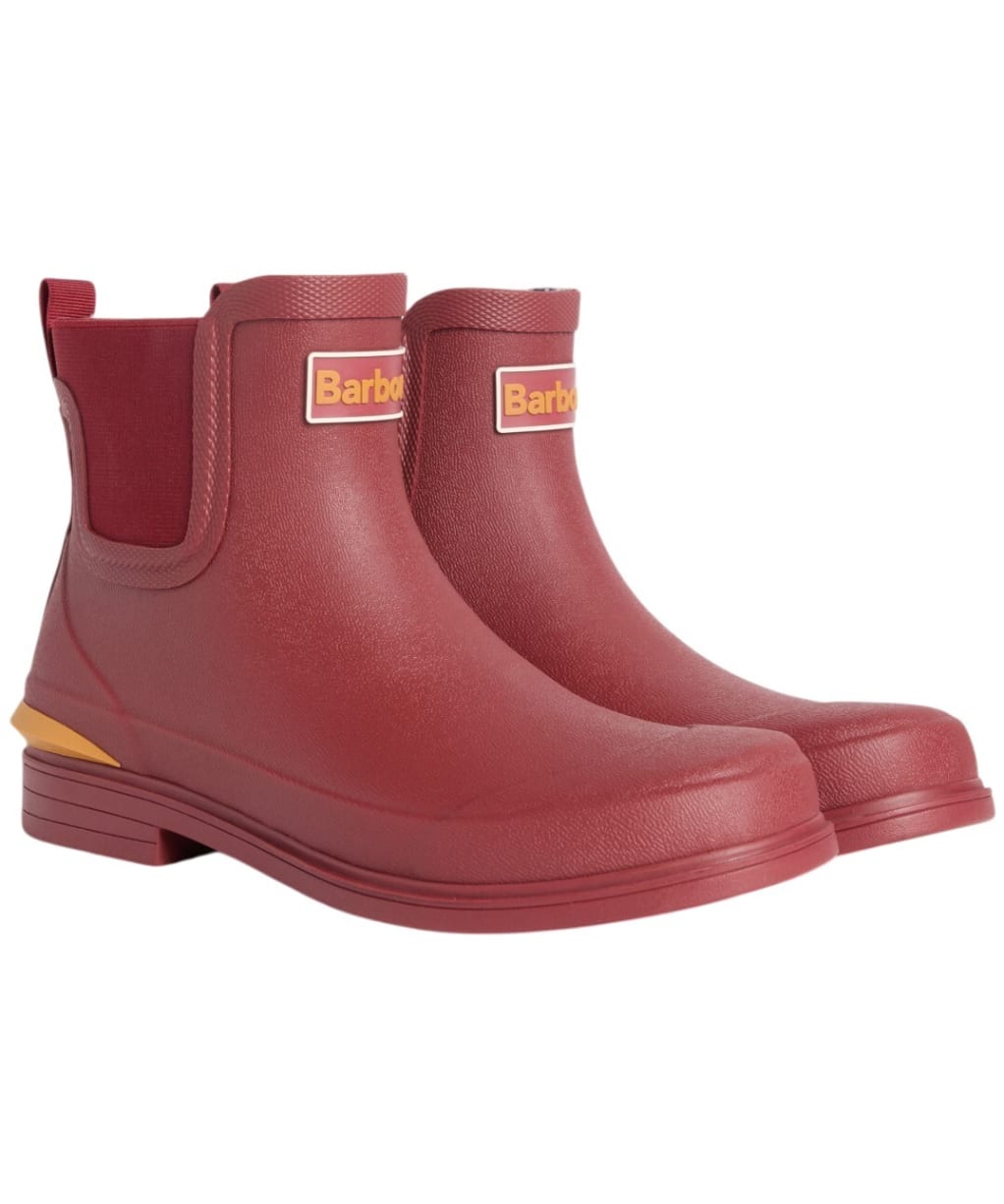 Women's Barbour Abbeyfield Packable Ankle Wellington - Red