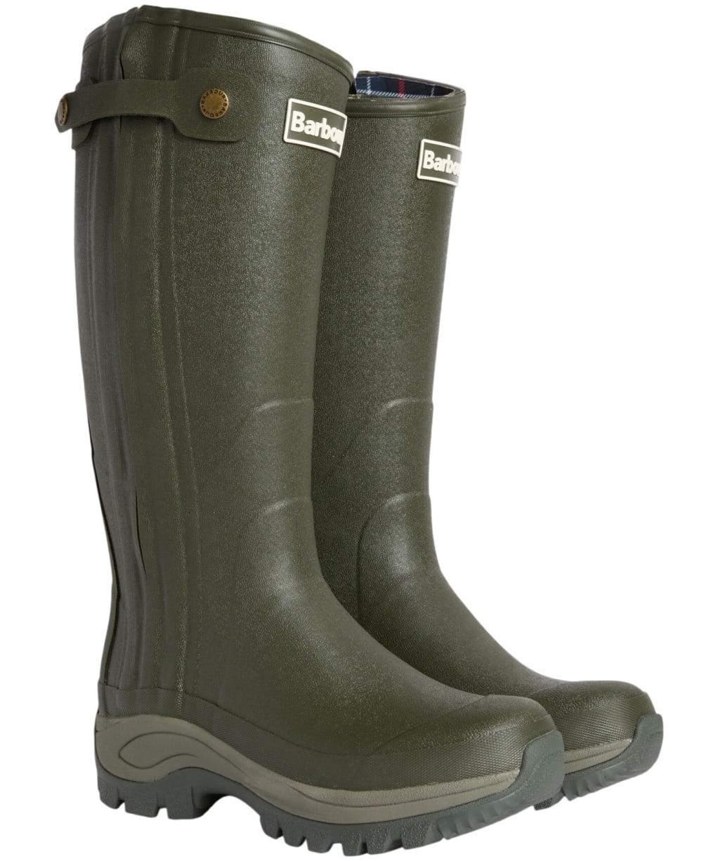 Women's Barbour Teesdale Tall Wellingtons - Olive