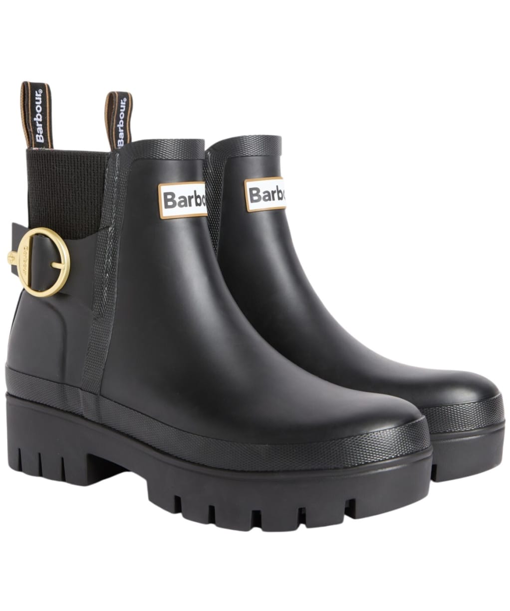 Women's Barbour Hepburn Ankle Welly - Black