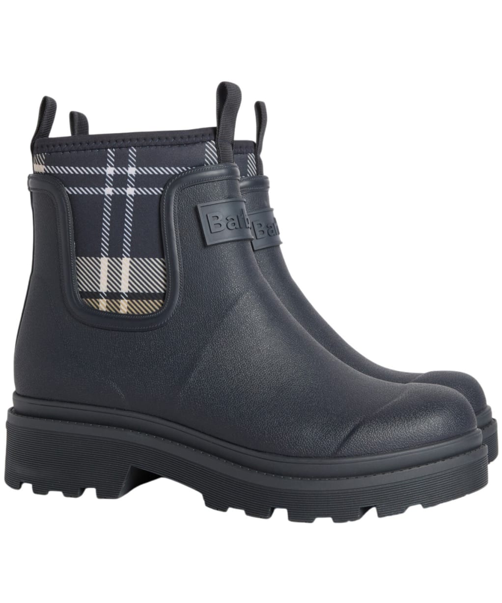 Women's Barbour Cynthia Chelsea Wellingtons - Dark Navy / Birchwood