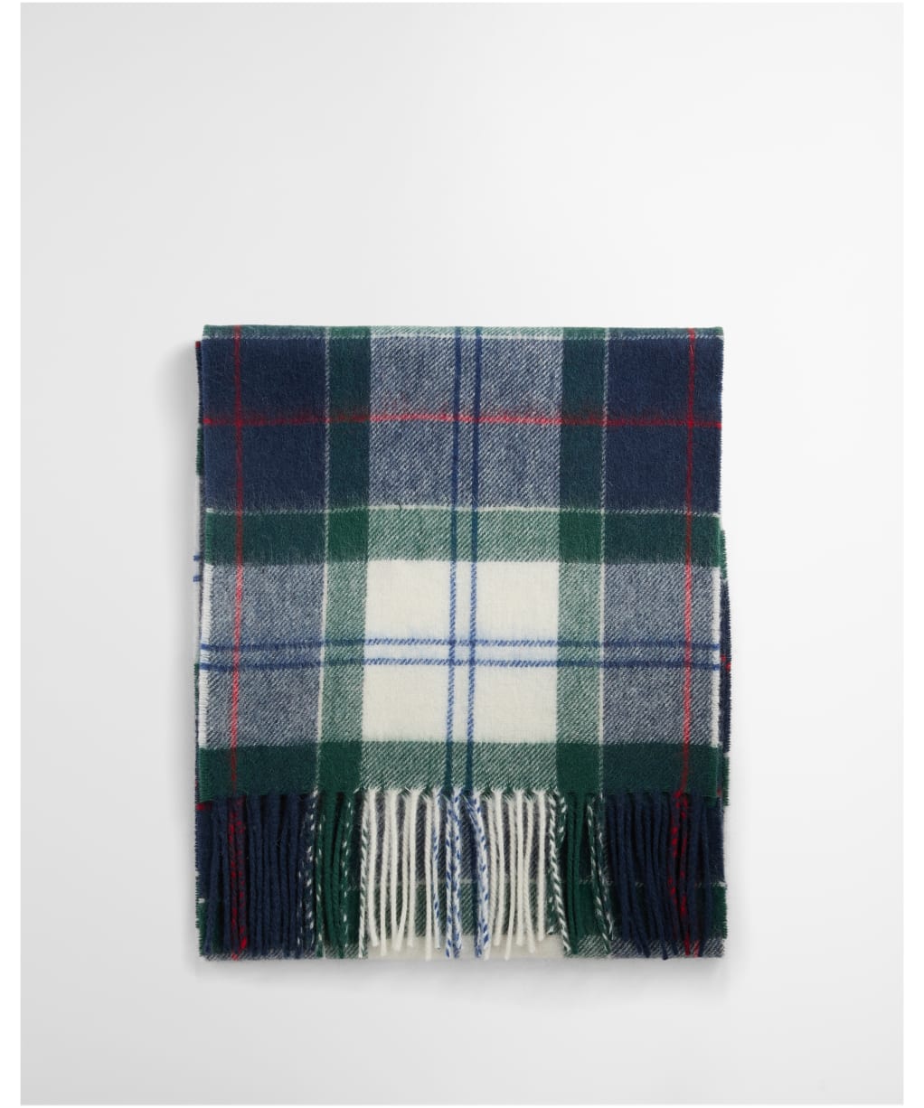 Women's Barbour Tartan Scarf - LIGHT EVERGREEN