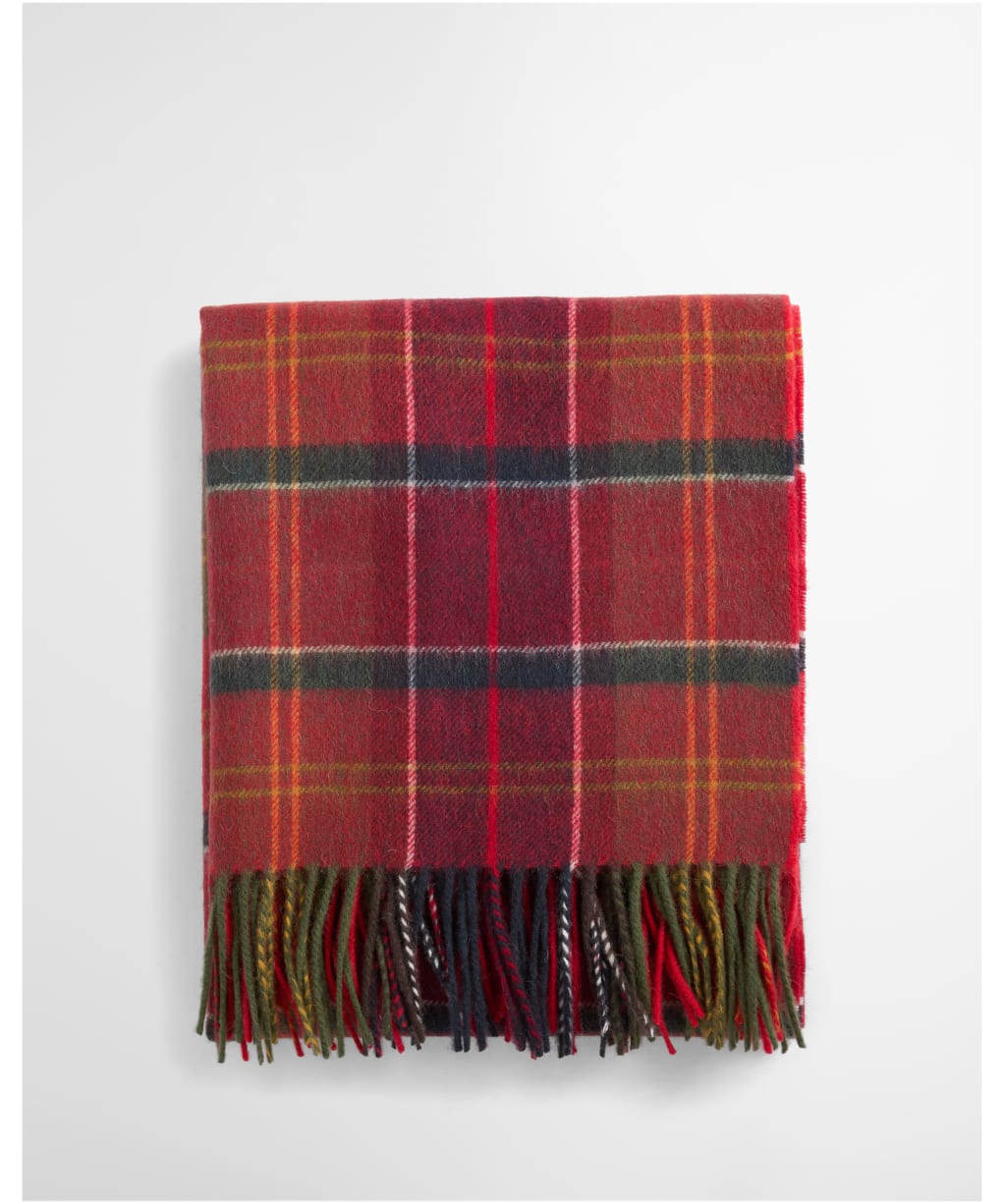 Women's Barbour Serena Tartan Scarf - CARDINAL/CLASSI