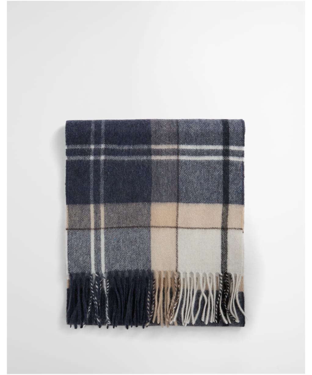 Women's Barbour Tartan Cashmere Scarf - Light Birchwood Dress Tartan