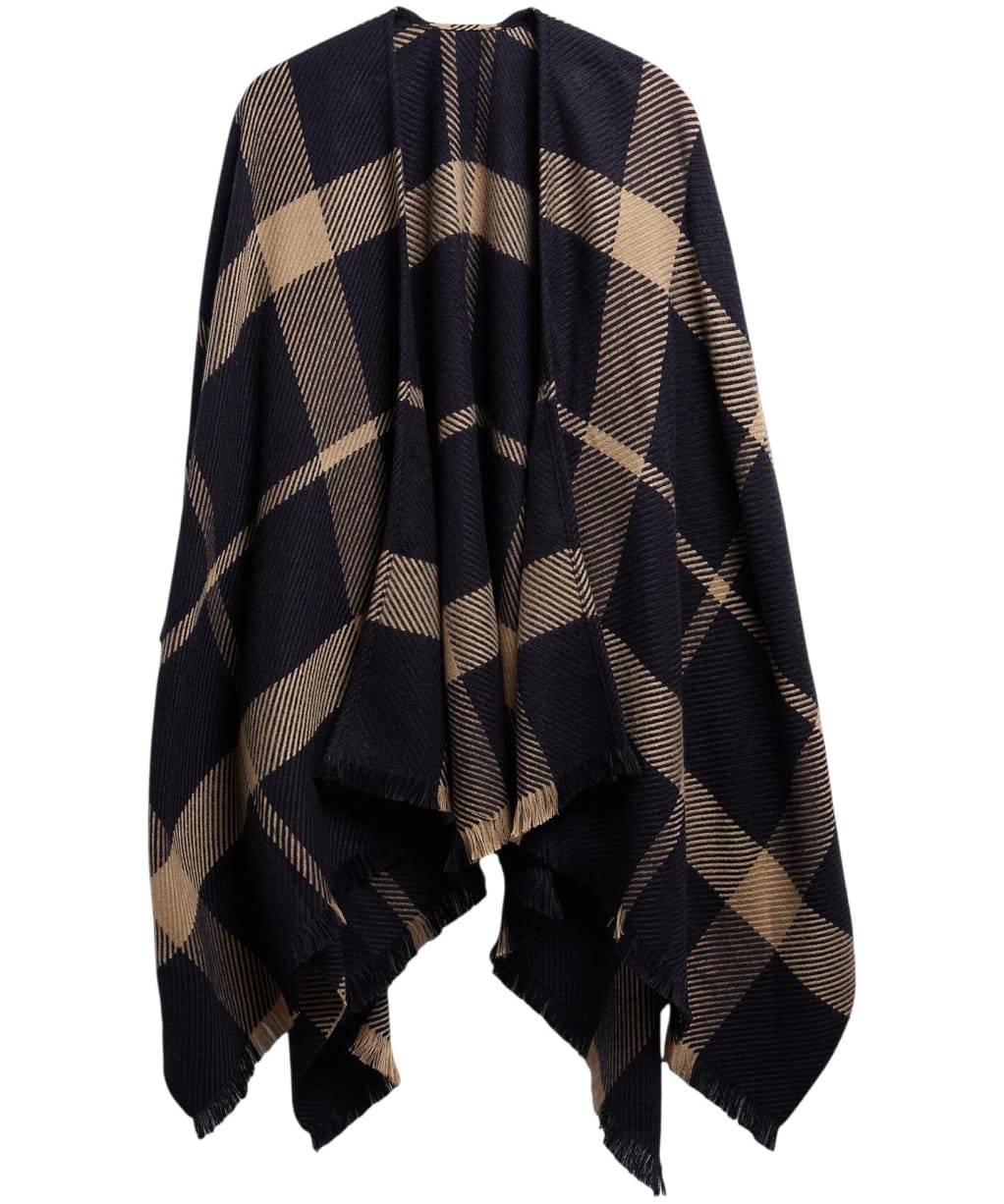 Women's Barbour Isabelle Tartan Serape - Midnight Tartan