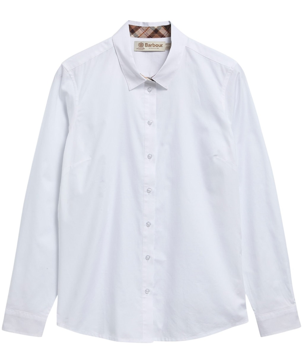 Women's Barbour Derwent Shirt - WHITE/LT MUTED