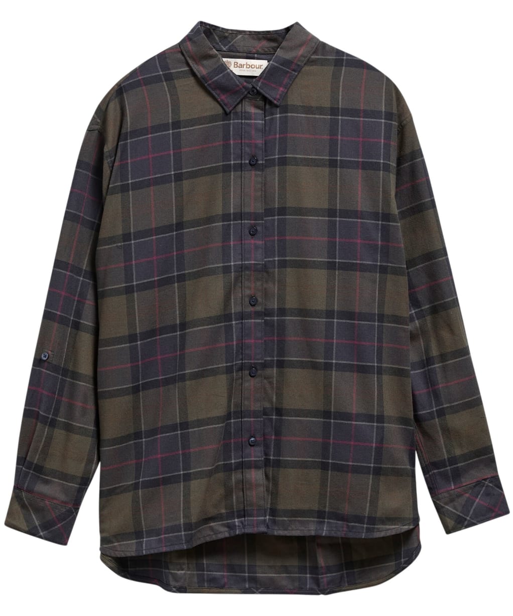 Women's Barbour Elishaw Shirt - Shadow Classic Tartan