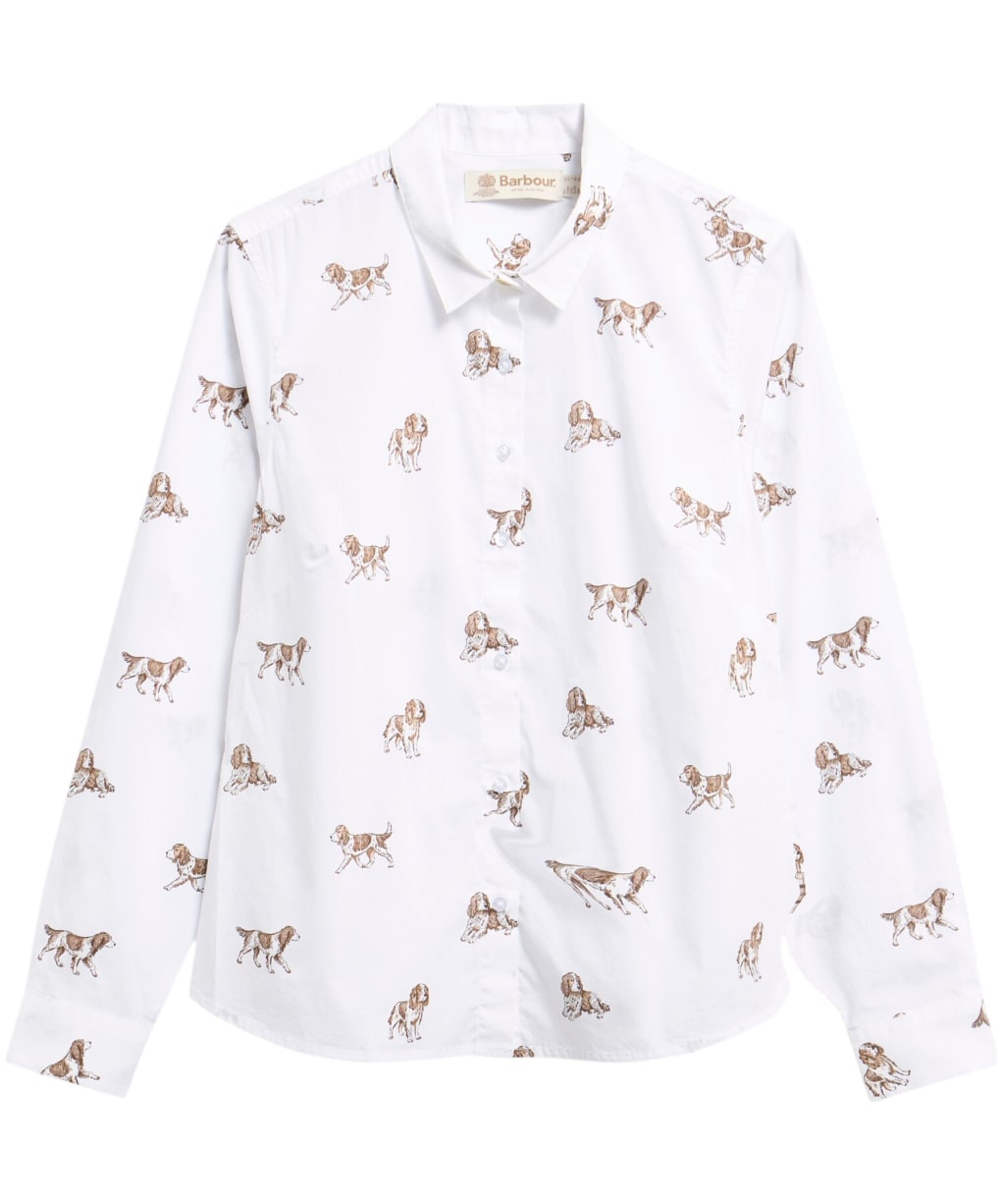 Women's Barbour Brambles Shirt - Multi Dog