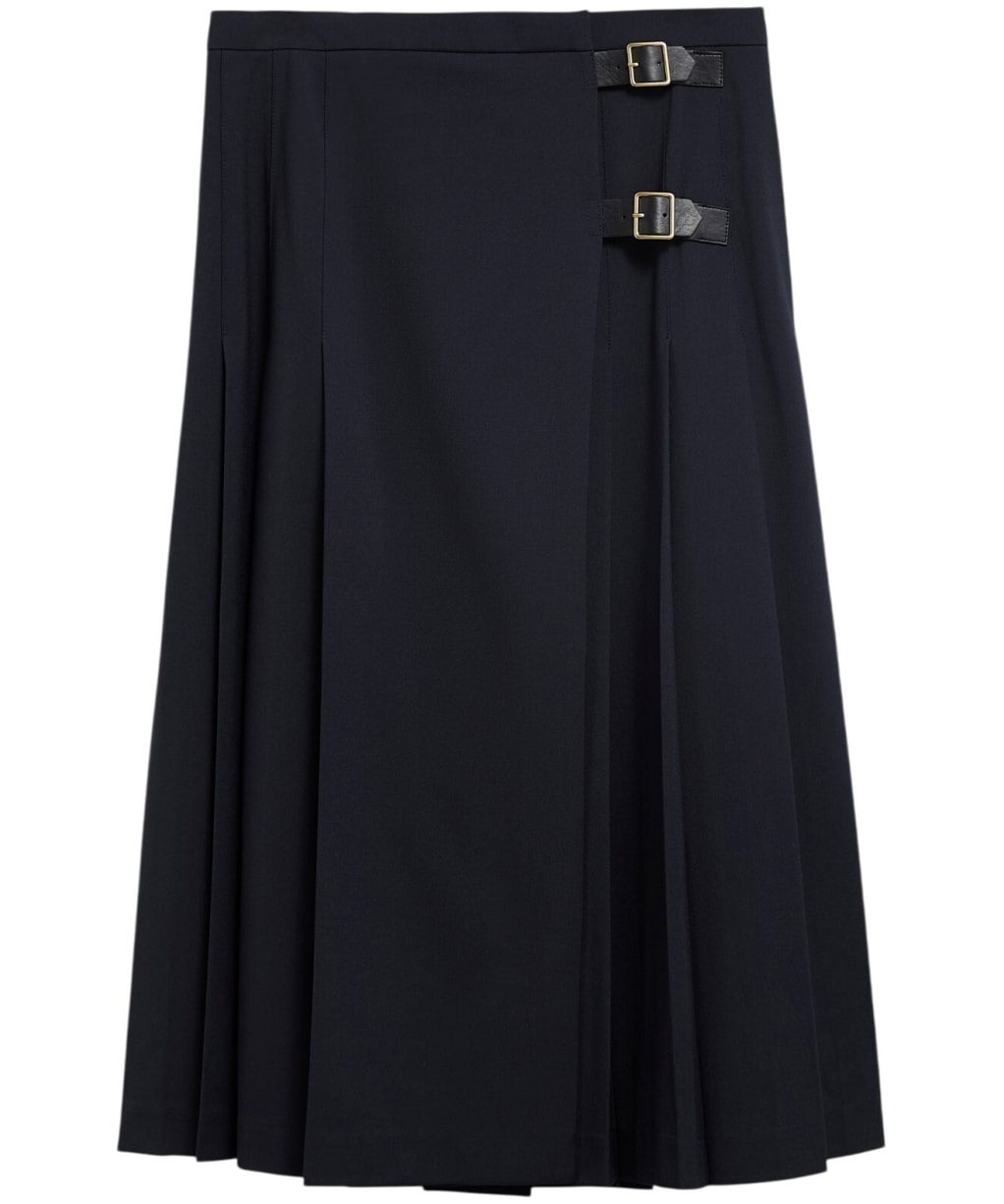 Women's Barbour Delilah Midi Skirt - Dark Navy