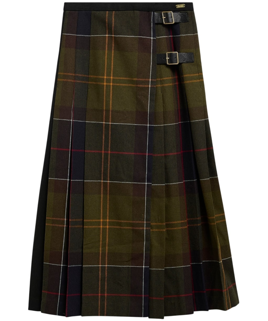 Women's Barbour Marena Midi Skirt - Classic Tartan