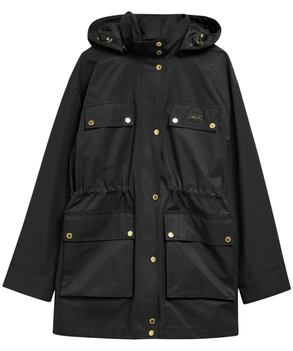 Women's Barbour International Molina Showerproof Jacket - Black