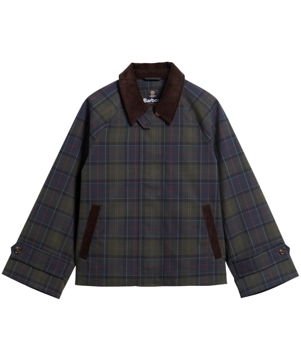 Women's Barbour Sandra Tartan Showerproof Jacket - Classic Tartan