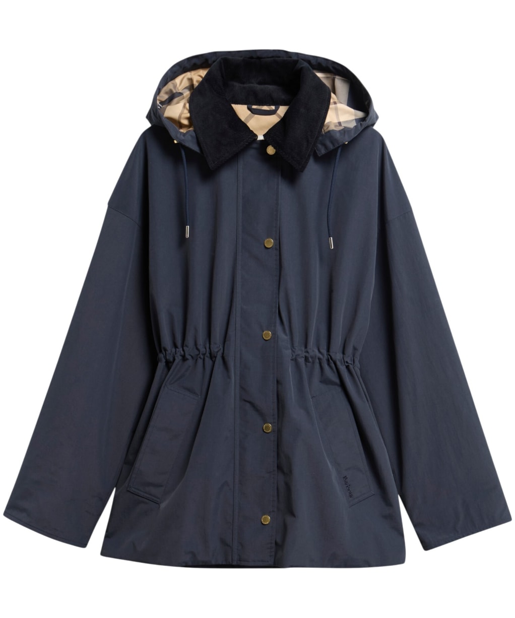 Women's Barbour Evelyn Showerproof Jacket - Dark Navy / Birchwood