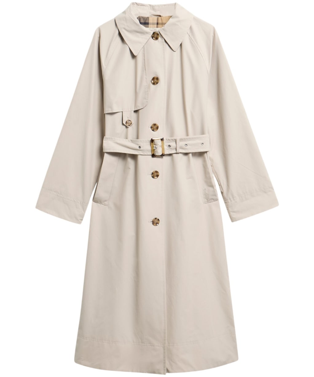 Women's Barbour Antonella Showerproof Jacket - Mist / Birchwood Dress