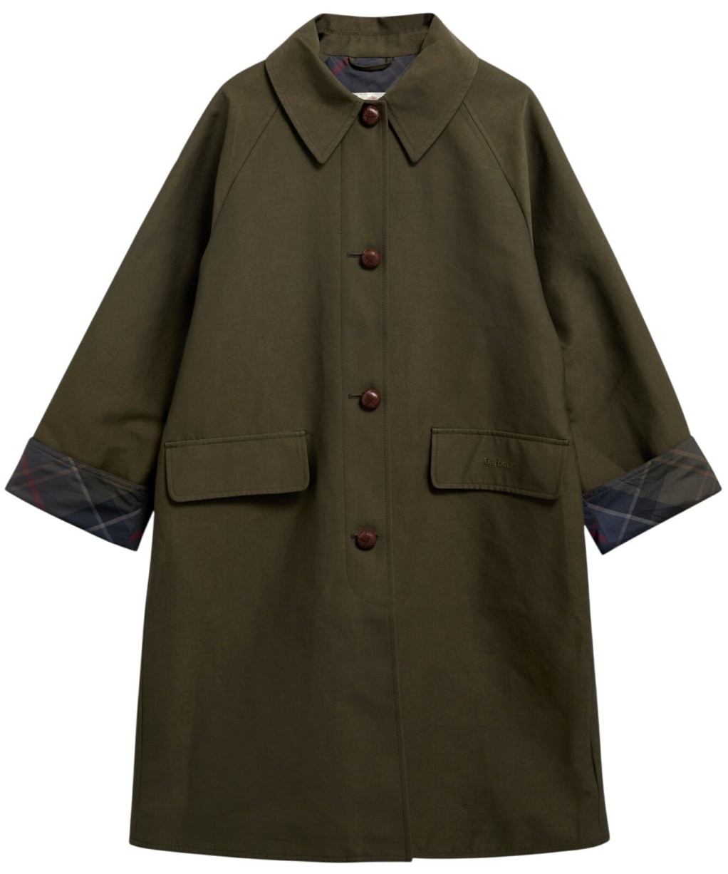 Women's Barbour Ria Showerproof Jacket - Olive / Shadow Classic