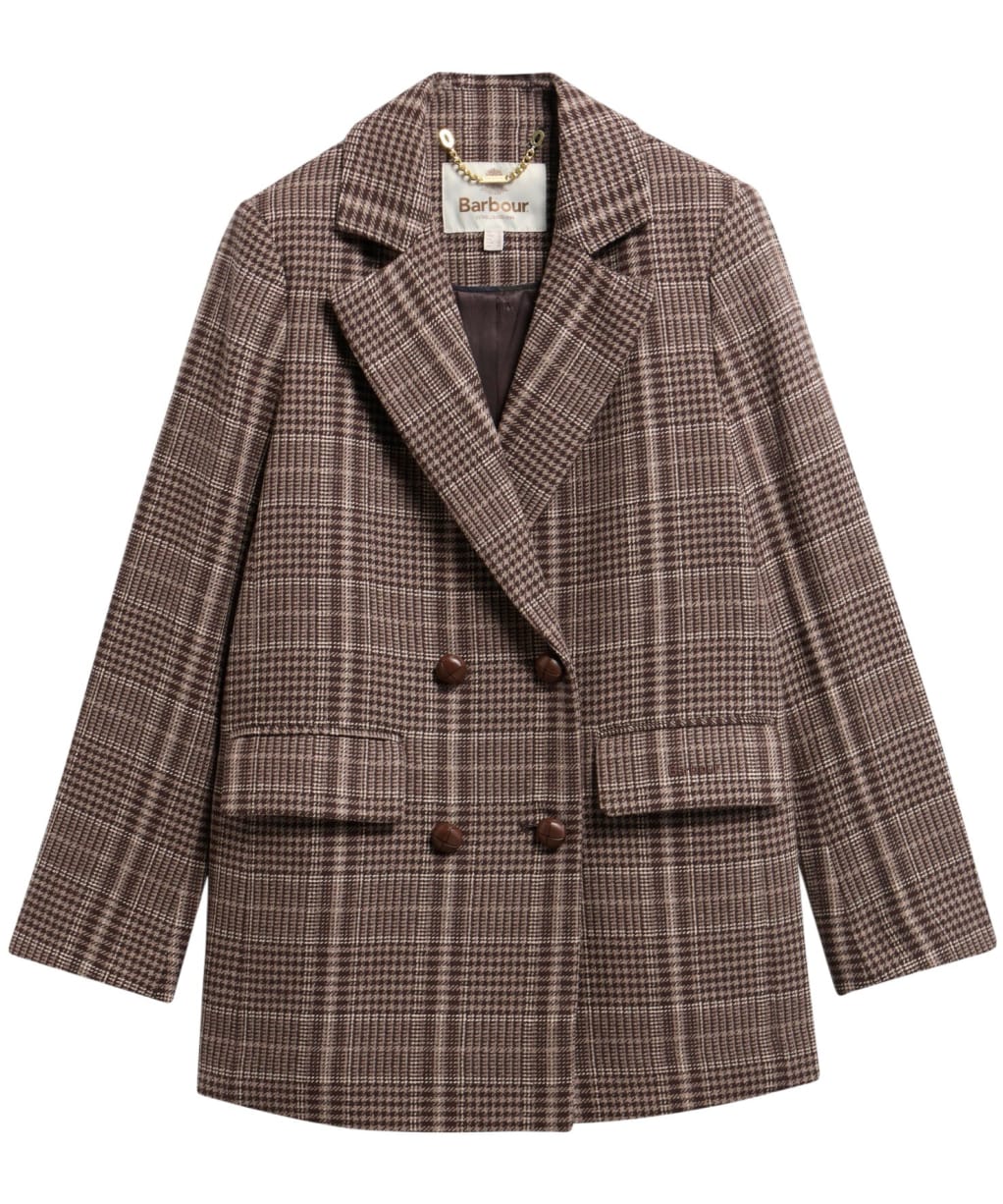 Women's Barbour Amryn Double Breasted Tailored Jacket - Prince of Wales