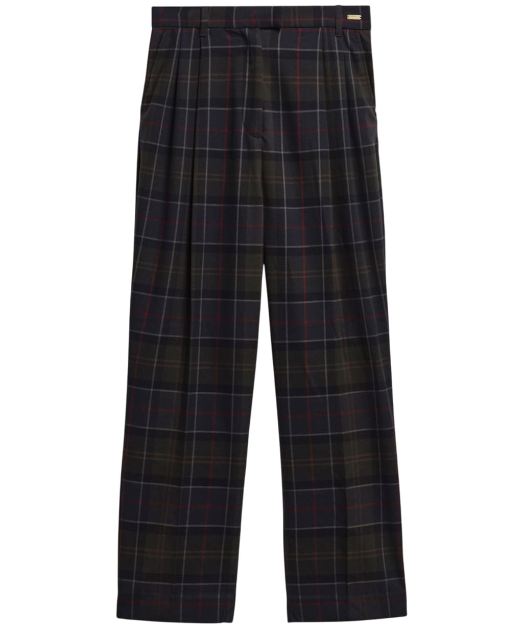 Women's Barbour Delilah Trousers - Shadow Classic Tartan