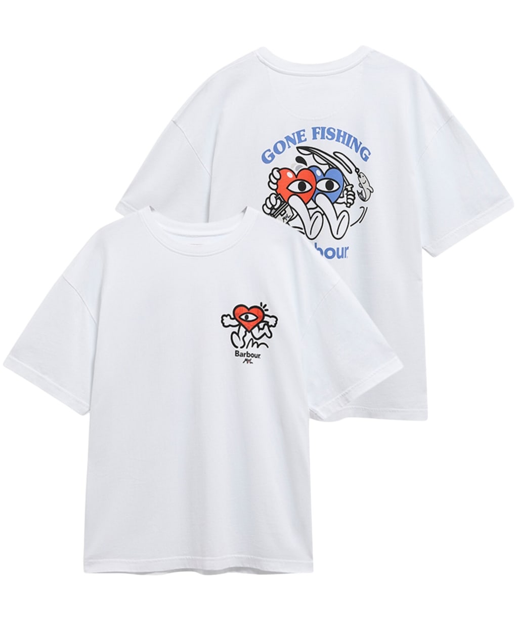 Women's Barbour X MUL Tyne T-Shirt - White