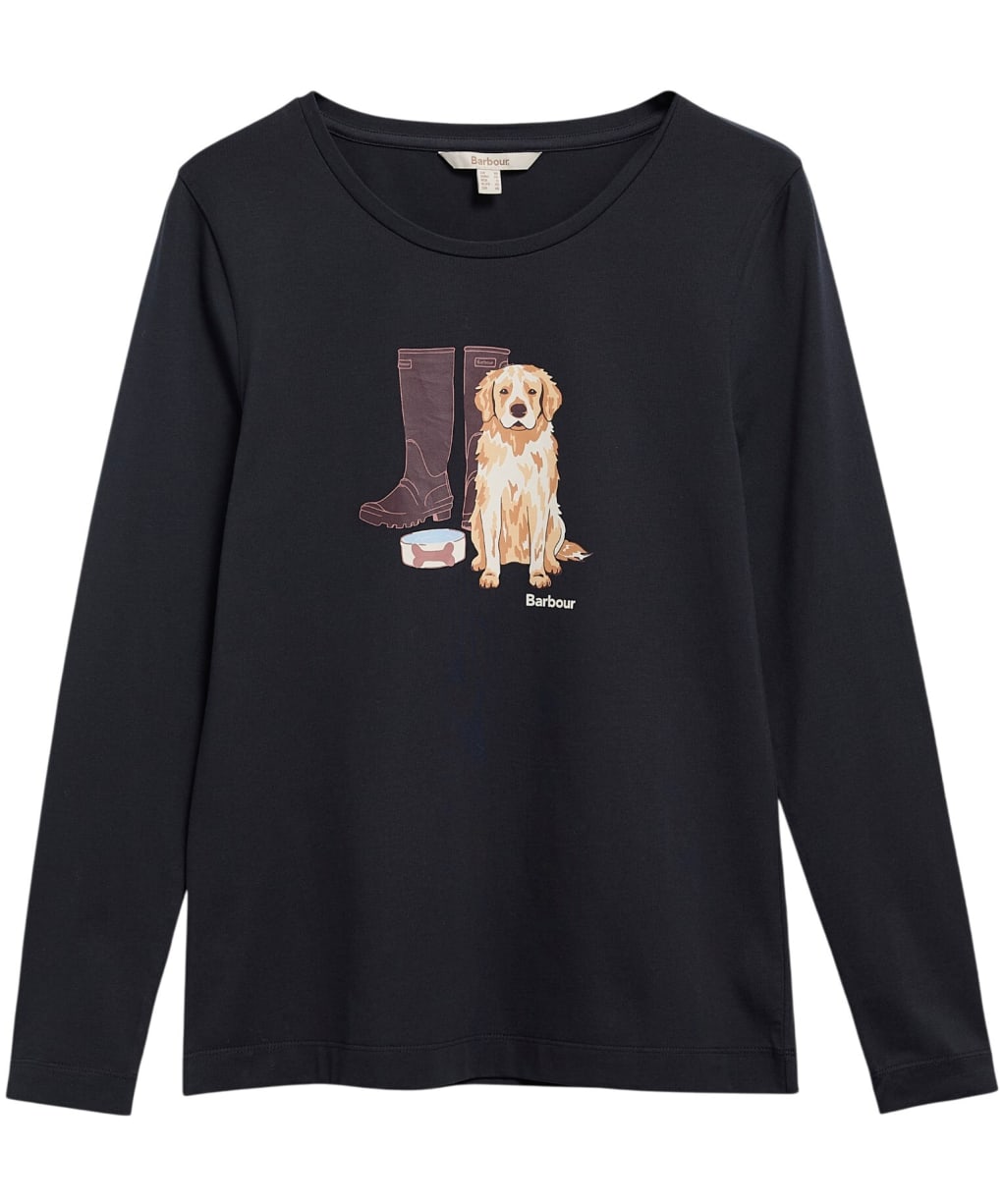 Women's Barbour Hedley Long Sleeve T-Shirt - Dark Navy