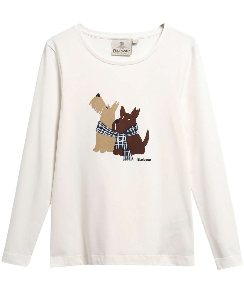 Women's Barbour Lossie Long Sleeve T-Shirt - Cloud