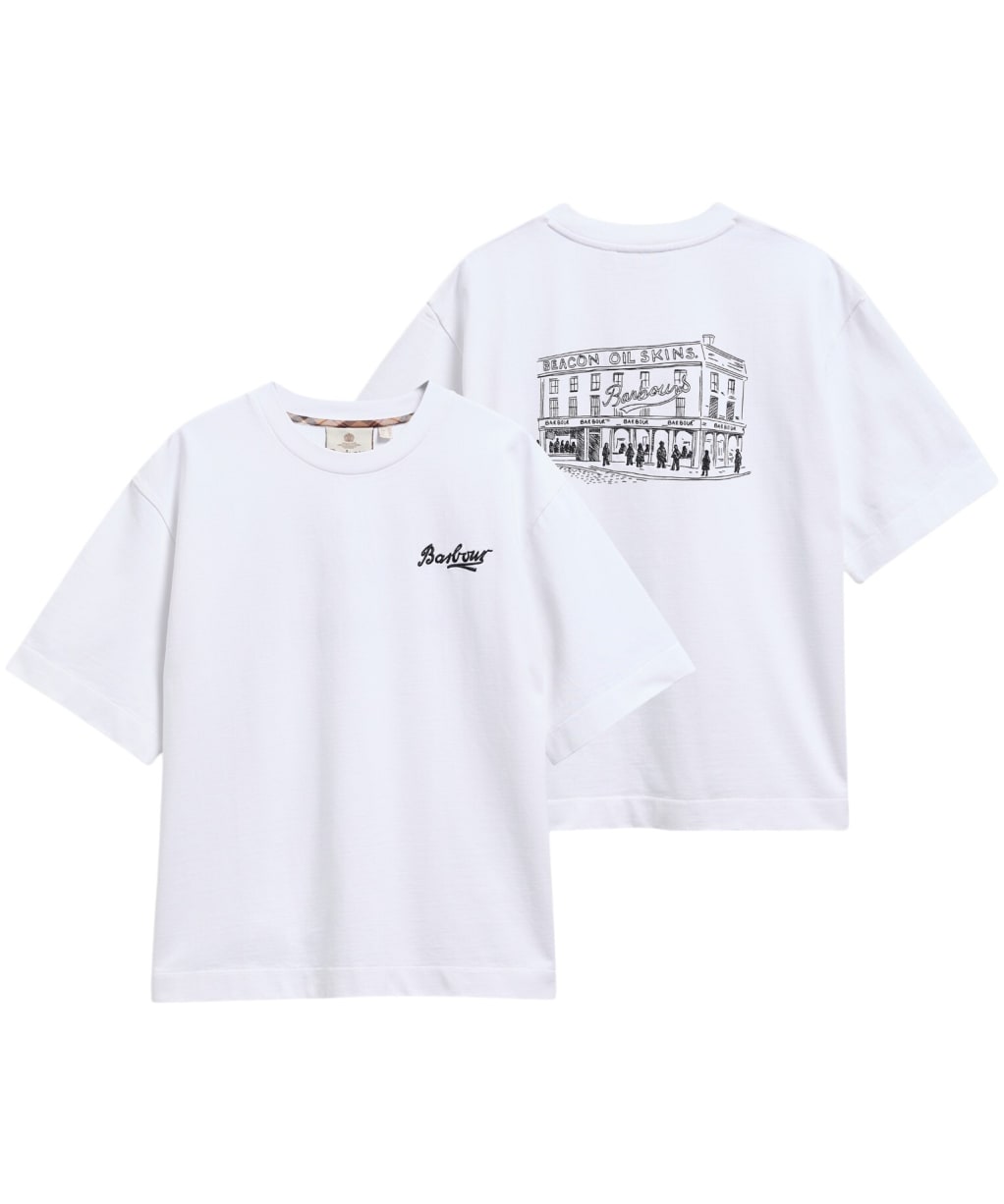 Women's Barbour Gracefield T-Shirt - White