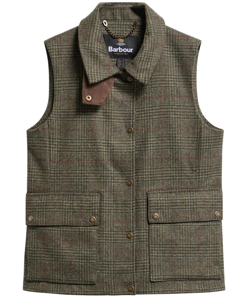 Women's Barbour Joyce Wool Gilet - Olive