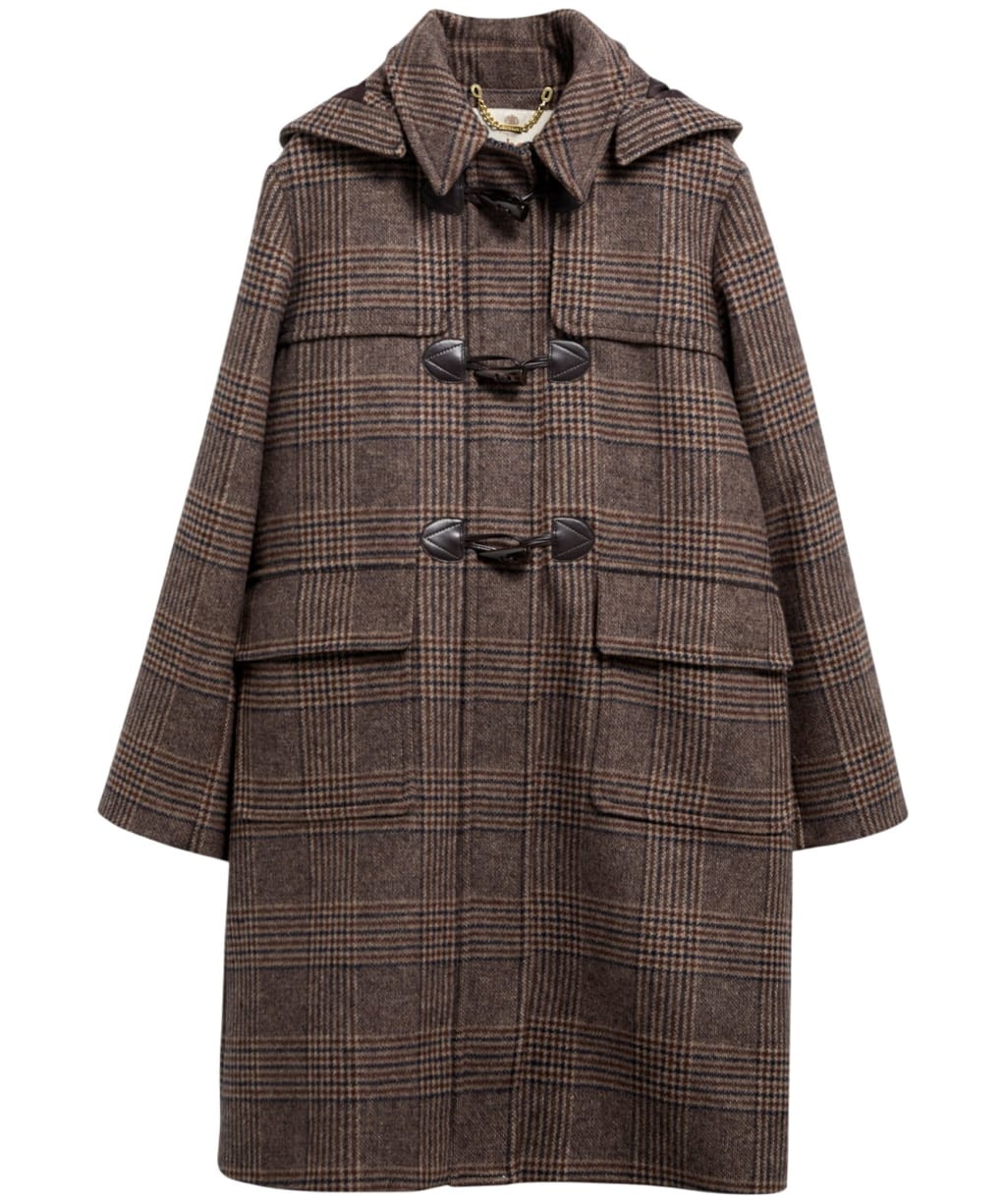 Women's Barbour Melody Check Wool Duffle Coat - Prince of Wales
